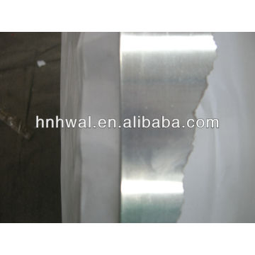 Aluminum band for power transformer cladding